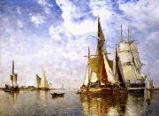 unknow artist Seascape, boats, ships and warships. 19 Germany oil painting artist